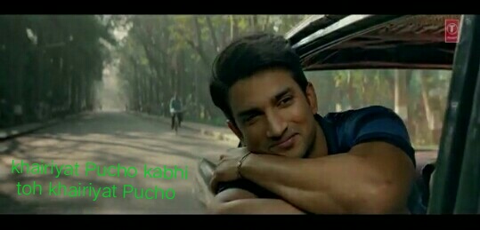 Khairiyat lyrics – Chhichhore | Arjit Singh