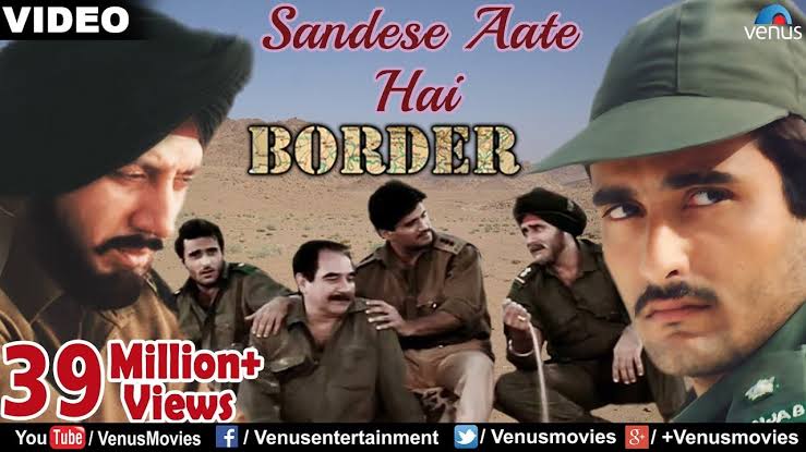 Sandese Aate Hai Lyrics – Border|Sonu Nigam, Roop Kumar Rathod