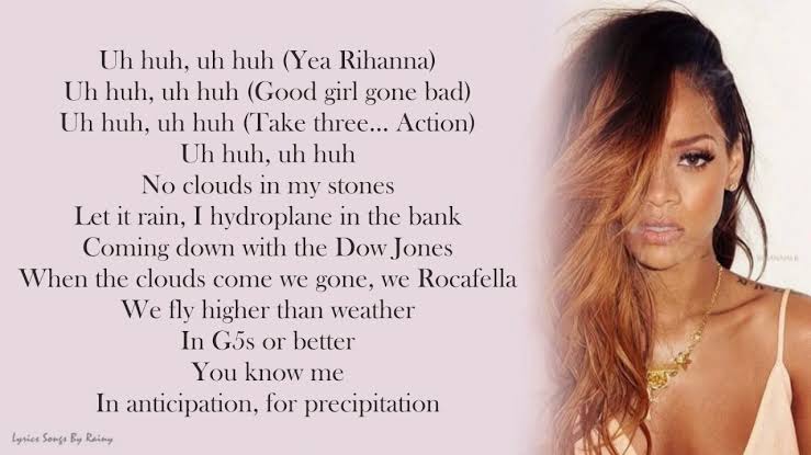Umbrella Lyrics – Rihanna